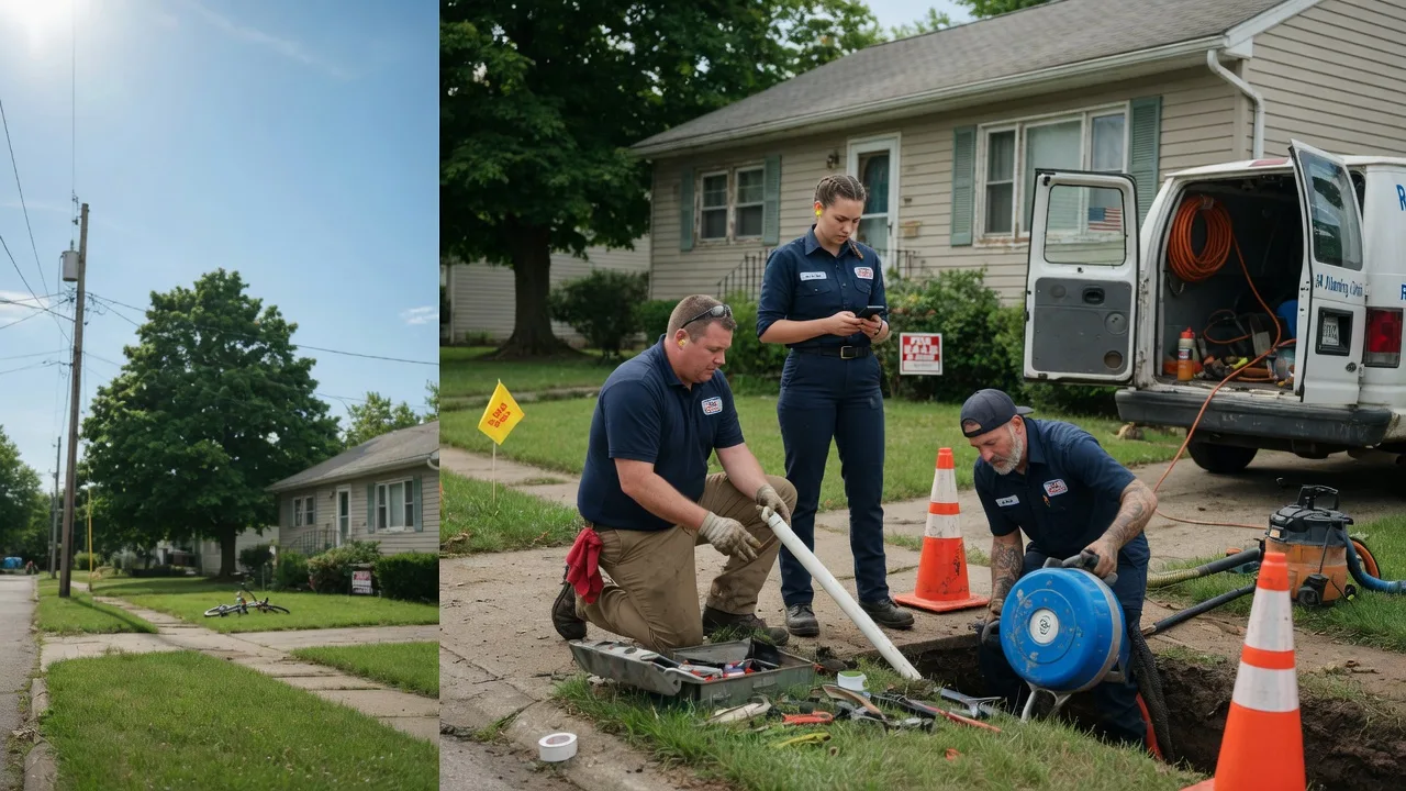 Sewer Line Repair in Townsville, NC near me